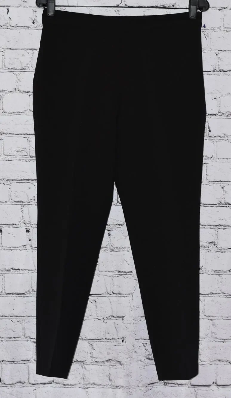 KATE SPADE Black Tapered Leg Form Fitting Dress Pants Trousers Size 6 NWOT